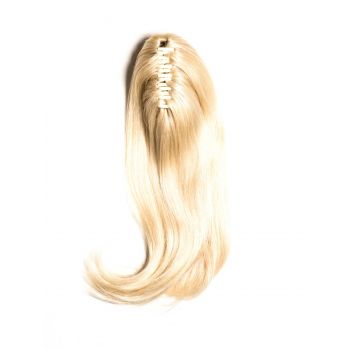 Coada Naturala Cu Cleste Blond Platinat