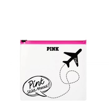 Pink skies ahead travel bag