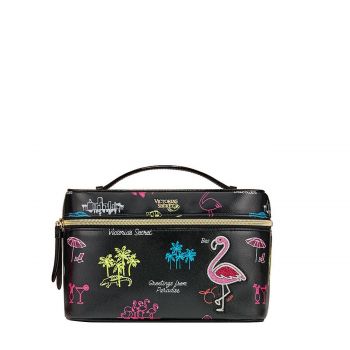 Neon paradise toiletry bag