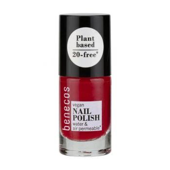 Lac de Unghii Benecos, nuanta Vintage Red, 5 ml