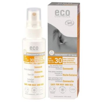 Ulei de Plaja Bio pentru Fata si Corp cu Protectie Solara Inalta SPF 30 Eco Cosmetics, 50 ml