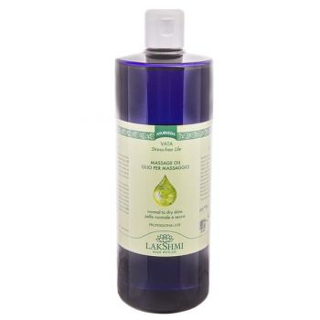 Ulei Masaj pentru Pielea Uscata - Lakshmi Ayurvedic Vata Massage Oil, 500 ml