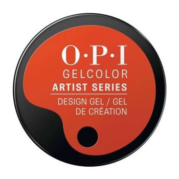 Gel Unghii Semipermanent pentru Design - OPI GelColor Artist Series Cantaloupe On A First Date, 6 g