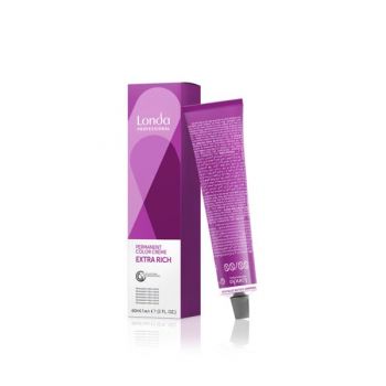 Vopsea Permanenta - Londa Professional Extra Rich Permanent Color, Nuanta 7/81 Blond Mediu Perlat Cenusiu, 60 ml