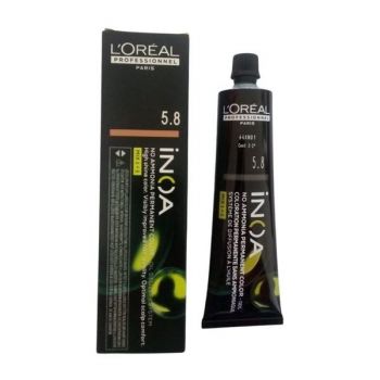 Vopsea de Par Demi-permanenta L'Oreal Professionnel Inoa 5.8 Light Mocha Brown, 60 ml