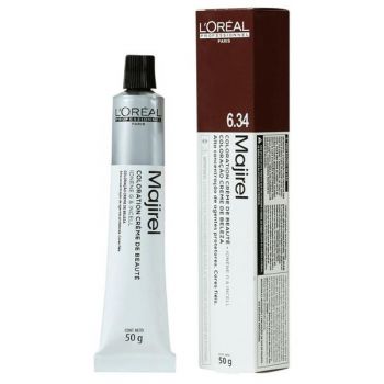 Vopsea permanenta L'Oreal Professionnel Majirel Ionene G incell nr. 6,34 blond inchis auriu aramiu