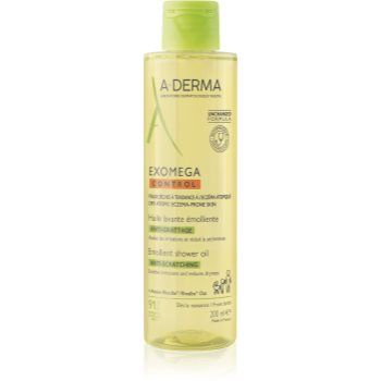 A-Derma Exomega Control Emollient Shower Oil ulei de duș emolient pentru piele uscata spre atopica