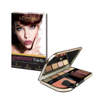 Paleta machiaj cadou Loreal Glamorous Palette Fard/Ruj/Blush