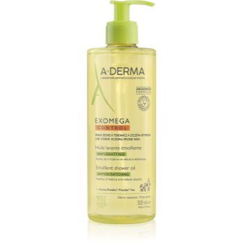 A-Derma Exomega Control Emollient shower oil ulei de duș emolient pentru piele uscata spre atopica