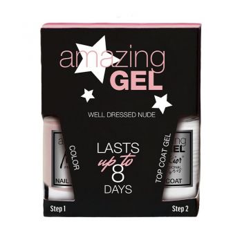 SET AMAZING GEL WELL DRESSED NUDE