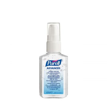 Advanced hygienic hand disinfectant pump bottle 60 ml