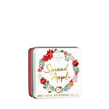 Spiced apple soap in a tin 100 gr