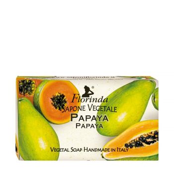 Vegetal soap handmade with papaya 100 gr