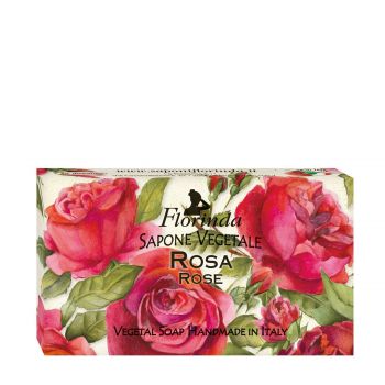 Vegetal soap handmade with rose 100 gr