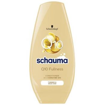 Sampon cu Coenzima Q10 pentru Par Fragil si Subtire - Schwarzkopf Schauma Q10 Fullness Shampoo for Thinning & Weak Hair, 400 ml