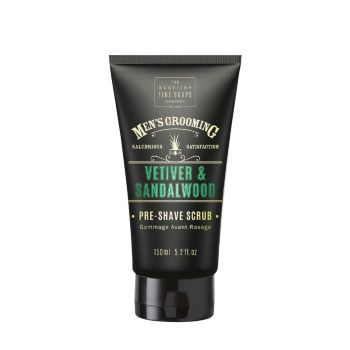 Vetiver & sandalwood pre-shave scrub 150 ml