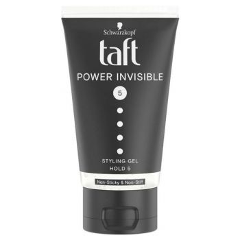 Gel de Par Invizibil cu Fixare Puternica - Schwarzkopf Taft Power Invisible Gel Mega Strong 5, 150 ml