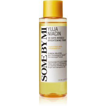 Some By Mi Yuja Niacin Brightening solutie tonica cu efect de iluminare