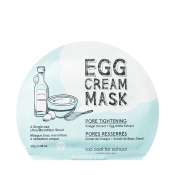 Egg cream mask pore tightening 28 gr