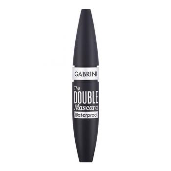 Rimel Double Mascara Gabrini Waterproof, Negru, 6 ml