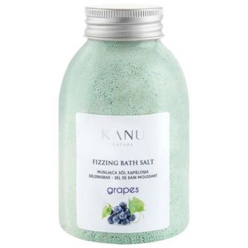 Sare de Baie Spumanta cu Parfum de Struguri - KANU Nature Fizzing Bath Salt Grapes, 250 g