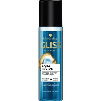 Balsam Expres Reparator pentru Par Normal si Uscat - Schwarzkopf Gliss Aqua Revive Express-Repair-Conditioner, 200 ml