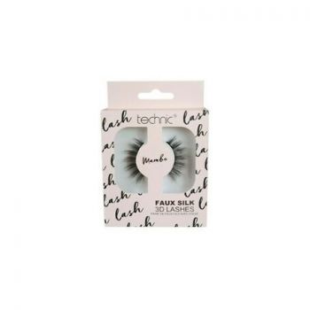 Gene false, Technic, Faux Silk 3D Lashes, Mambo, Adeziv inclus