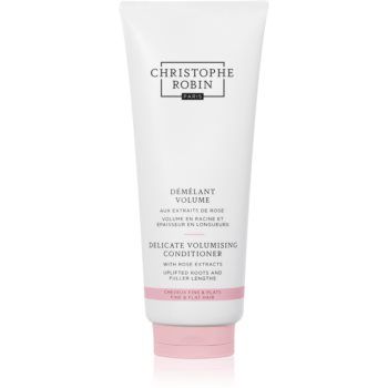 Christophe Robin Delicate Volumizing Conditioner with Rose Extracts balsam pentru păr fin cu efect de volum