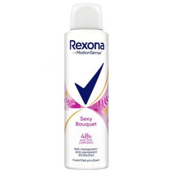 Deodorant Antiperspirant Spray pentru Femei - Rexona MotionSense Sexy Bouquet 48h, 150 ml