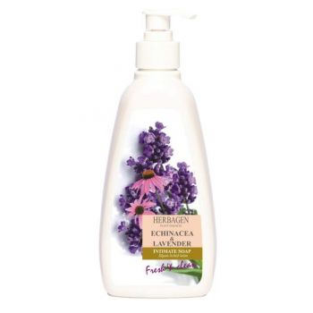 Sapun Lichid Intim cu Extracte de Lavanda si Echinacea Herbagen, 500 ml