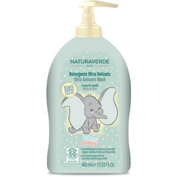 Disney Naturaverde Baby Ultra Delicate Wash 2 in 1 gel de dus si sampon pentru nou-nascuti si copii