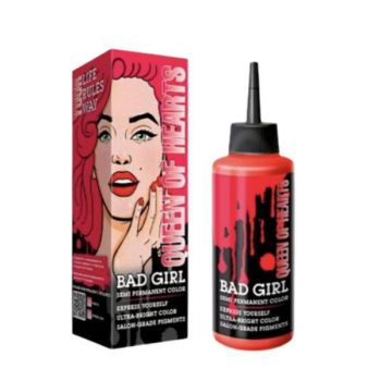 Vopsea directa semi- permanenta - Bad Girl - Queen Of Hearts - Rosu, 150ml