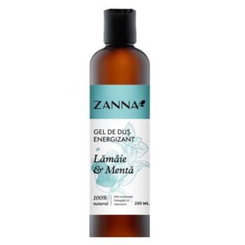 Gel de Dus Energizant cu Lamaie si Menta Zanna, 250ml