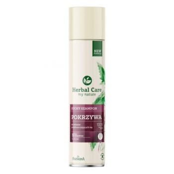 Sampon Uscat cu Extract de Urzica pentru Par Gras - Farmona Herbal Care Nettle Dry Shampoo for Oily Hair, 180 ml