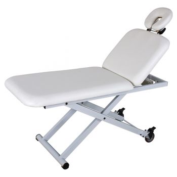 Pat tratament cu 1 motor Silver Fox Latis Electric Massage Bed White