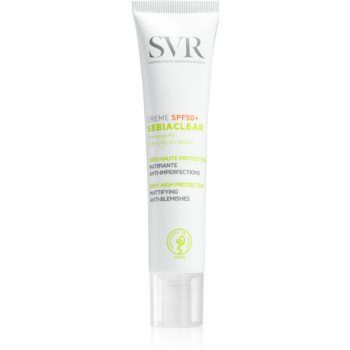 SVR Sebiaclear crema pentru fata, protectoare si matifianta SPF 50+