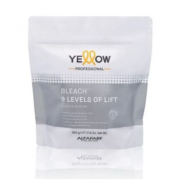 Decolorant Pudra cu Deschidere de 9 Tonuri Yellow, 500g