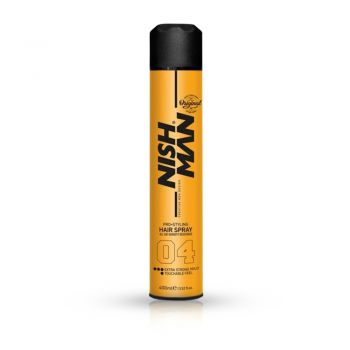 Fixativ Profesional Puternic Nish Man 04 Galben 400 ml