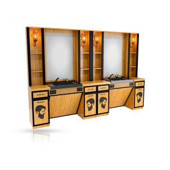 SOMPREMIUM - Mobilier frizerie / Barber Shop - Model BT181