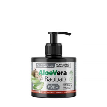 Aloevera e baobab - moisturizing  intimate wash  250 ml