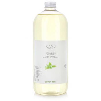 Ulei de Masaj Profesional cu Ceai Verde - KANU Nature Massage Oil Professional Green Tea, 1000 ml