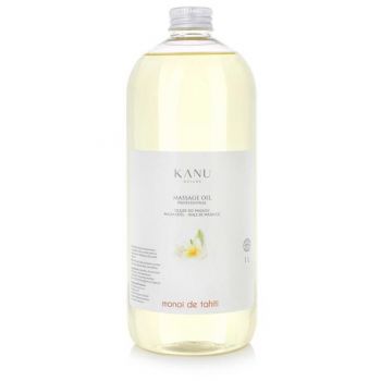 Ulei de Masaj Profesional - KANU Nature Massage Oil Professional Monoi de Tahiti, 1000 ml