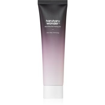 Haruharu Wonder Black Rice Gel exfoliant cu efect calmant pentru piele sensibilă