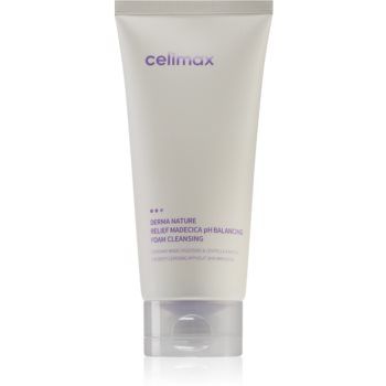 celimax Derma Nature Madecica spuma de curatare revigoranta pentru piele sensibila cu tendinte de inrosire