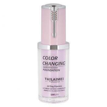 Fond de Ten TLM Waterproof Color Changing SPF 15, Violet 40ml ieftin