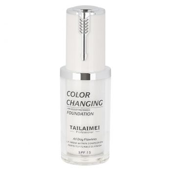 Fond de Ten TLM Waterproof Color Changing SPF 15, White 40ml ieftin