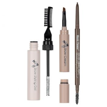 Kit Sprancene 3 in 1 Music Flower My Brow Kit, Medium Brown