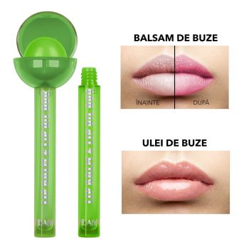 Balsam si Ulei de Buze Handaiyan Lollipop Lip Balm & Lip Oil Duo #01 ieftin