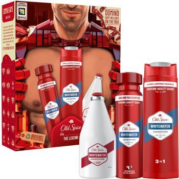 Old Spice Whitewater Ironman set cadou (corp si fata)