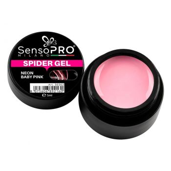 Spider Gel SensoPRO Neon Baby-Pink, 5 ml